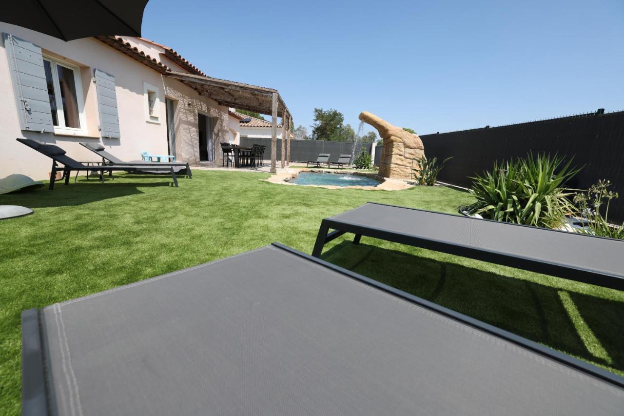 Superbe Villa Climatisee, Piscine, Jardin, Parking Le Plan-de-la-Tour Exterior foto